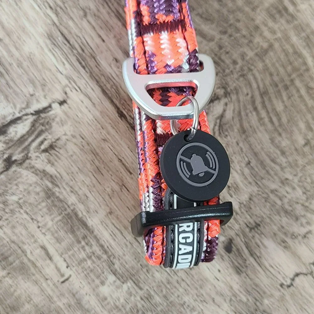 Arcadia Trail Paracord Rope Collar for Dogs - Size Small Neck 12-14